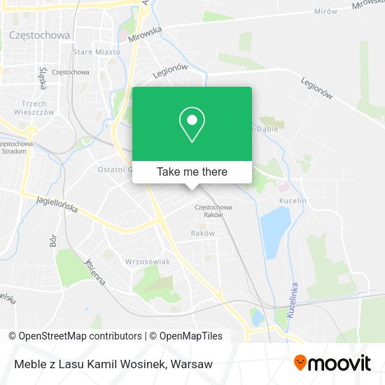 Meble z Lasu Kamil Wosinek map