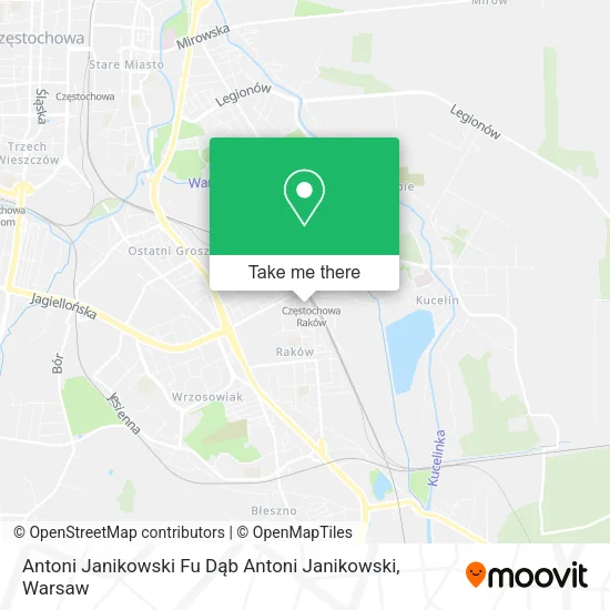 Карта Antoni Janikowski Fu Dąb Antoni Janikowski