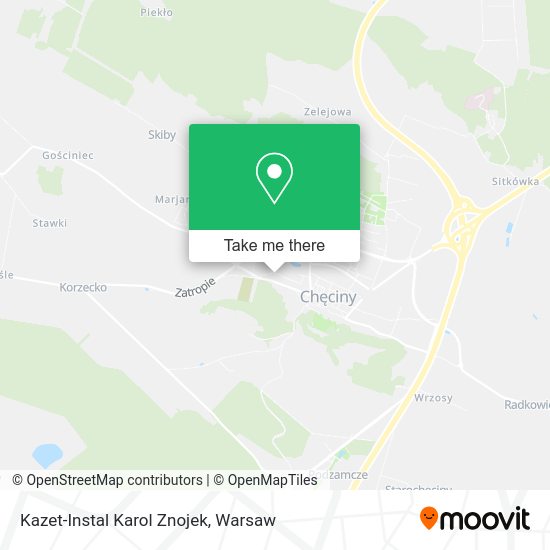 Kazet-Instal Karol Znojek map