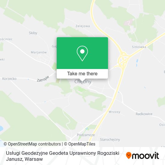 Usługi Geodezyjne Geodeta Uprawniony Rogoziski Janusz map