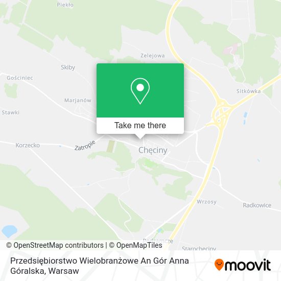 Przedsiębiorstwo Wielobranżowe An Gór Anna Góralska map