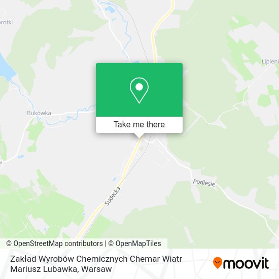 Zakład Wyrobów Chemicznych Chemar Wiatr Mariusz Lubawka map