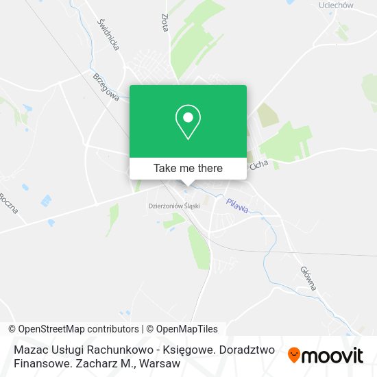 Mazac Usługi Rachunkowo - Księgowe. Doradztwo Finansowe. Zacharz M. map