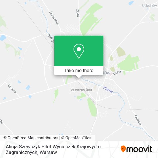 Alicja Szewczyk Pilot Wycieczek Krajowych i Zagranicznych map