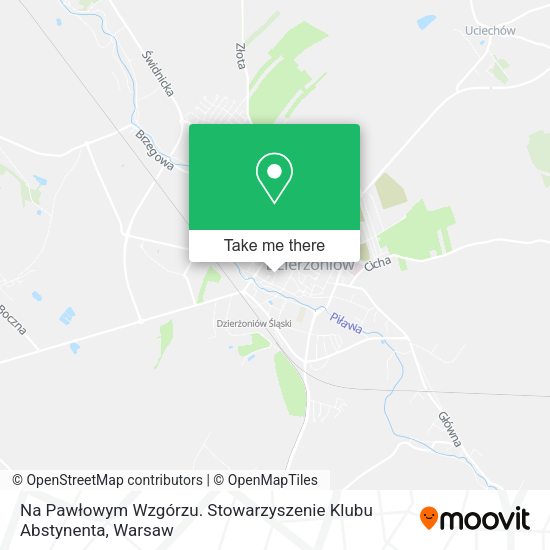 Na Pawłowym Wzgórzu. Stowarzyszenie Klubu Abstynenta map