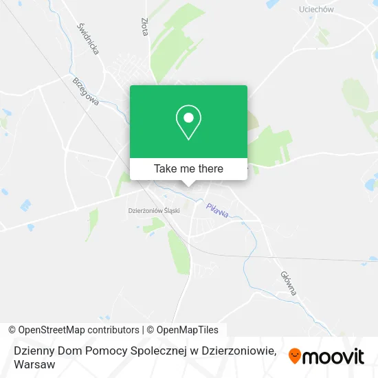 Карта Dzienny Dom Pomocy Spolecznej w Dzierzoniowie