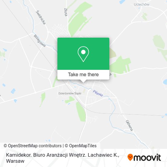 Kamidekor. Biuro Aranżacji Wnętrz. Lachawiec K. map