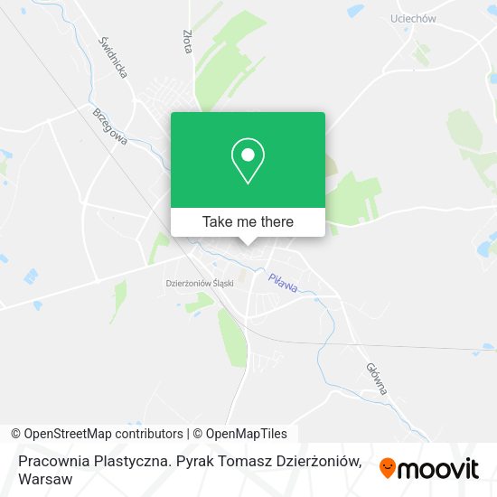 Pracownia Plastyczna. Pyrak Tomasz Dzierżoniów map