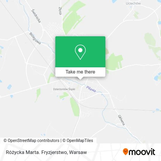 Różycka Marta. Fryzjerstwo map