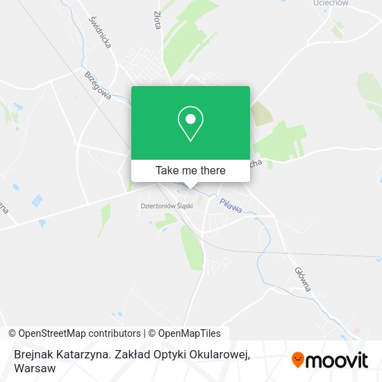 Brejnak Katarzyna. Zakład Optyki Okularowej map