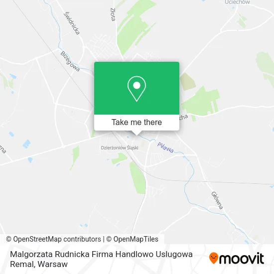 Карта Malgorzata Rudnicka Firma Handlowo Uslugowa Remal