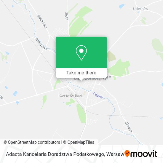 Adacta Kancelaria Doradztwa Podatkowego map