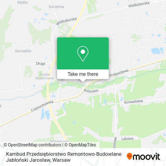 Kambud Przedsiębiorstwo Remontowo-Budowlane Jabłoński Jarosław map