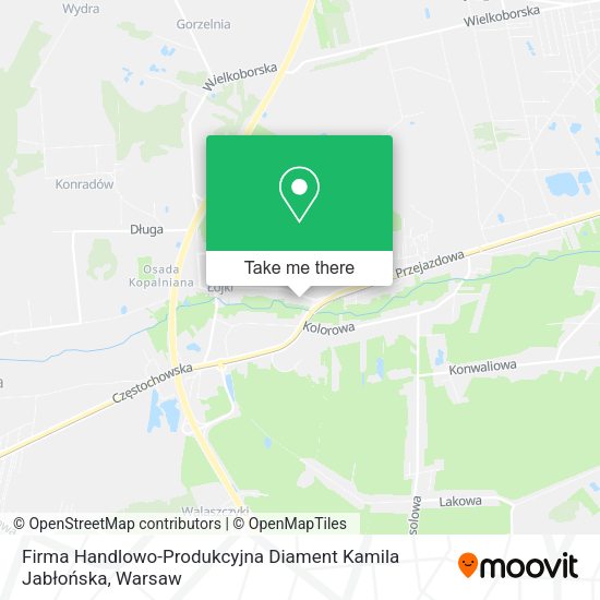 Firma Handlowo-Produkcyjna Diament Kamila Jabłońska map