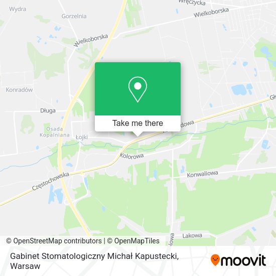 Gabinet Stomatologiczny Michał Kapustecki map