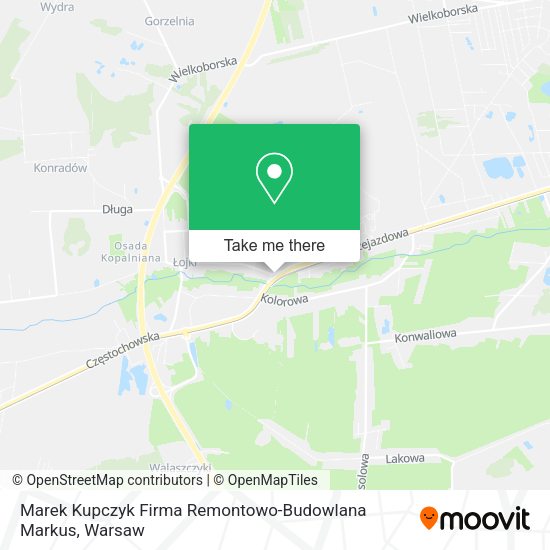 Marek Kupczyk Firma Remontowo-Budowlana Markus map