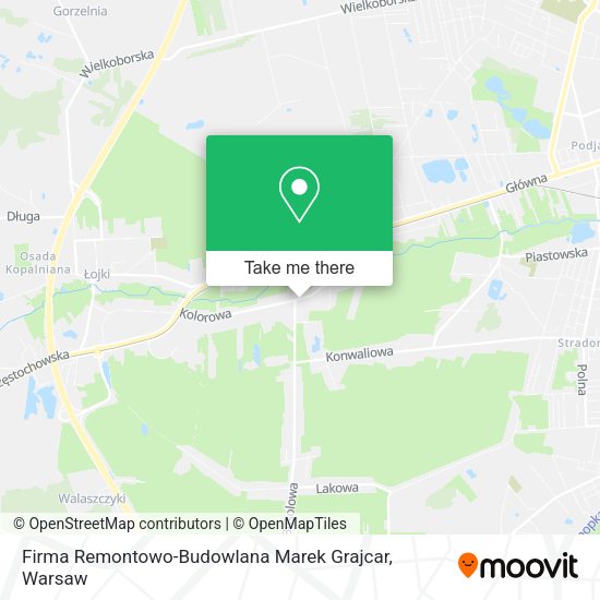 Firma Remontowo-Budowlana Marek Grajcar map