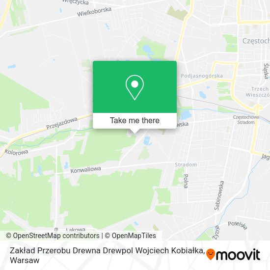 Zakład Przerobu Drewna Drewpol Wojciech Kobiałka map