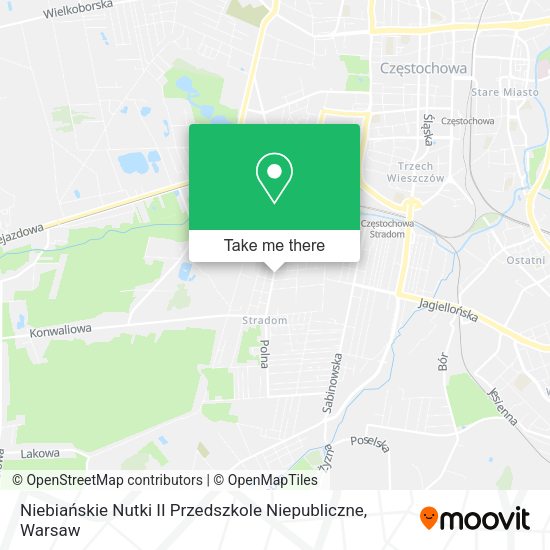 Niebiańskie Nutki II Przedszkole Niepubliczne map