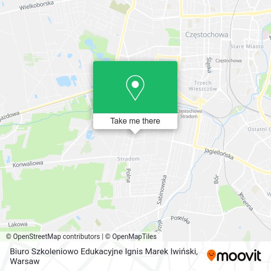 Biuro Szkoleniowo Edukacyjne Ignis Marek Iwiński map