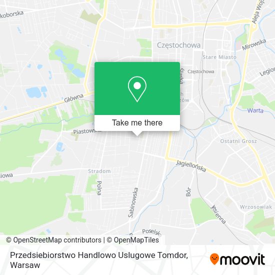 Przedsiebiorstwo Handlowo Uslugowe Tomdor map