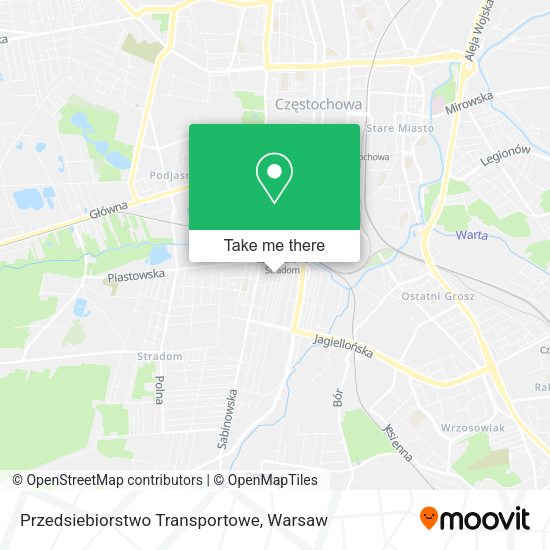 Przedsiebiorstwo Transportowe map