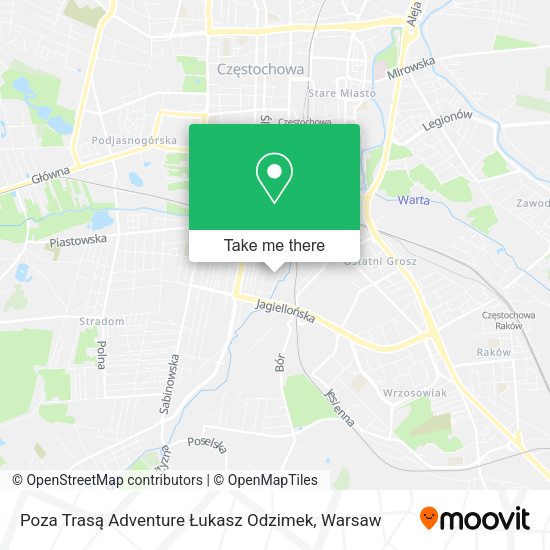 Poza Trasą Adventure Łukasz Odzimek map