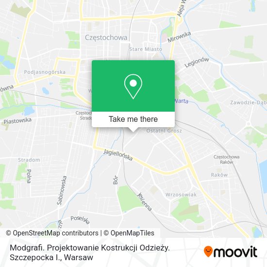 Modgrafi. Projektowanie Kostrukcji Odzieży. Szczepocka I. map