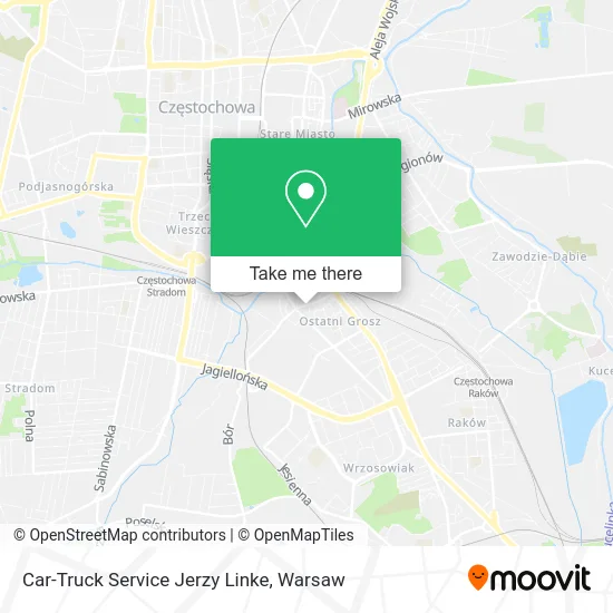 Карта Car-Truck Service Jerzy Linke