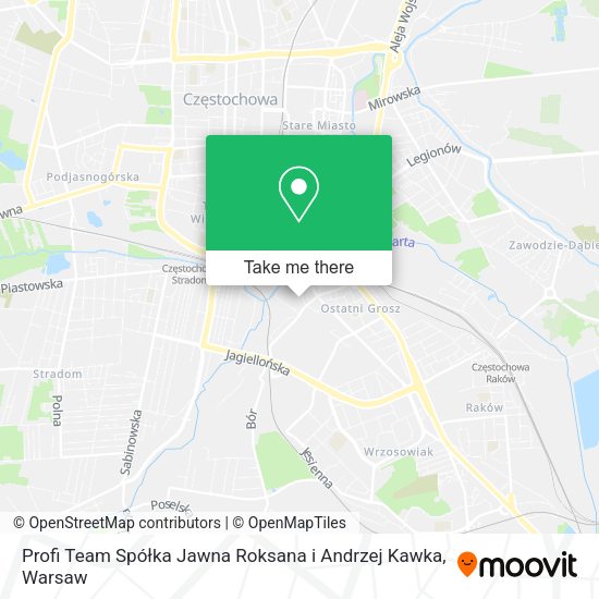 Profi Team Spółka Jawna Roksana i Andrzej Kawka map