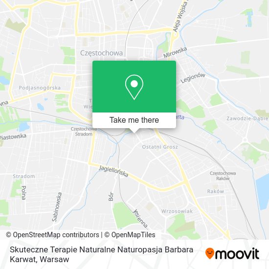 Skuteczne Terapie Naturalne Naturopasja Barbara Karwat map