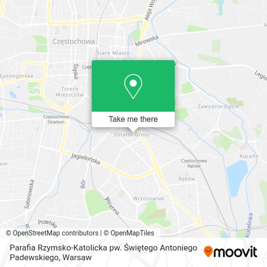 Parafia Rzymsko-Katolicka pw. Świętego Antoniego Padewskiego map