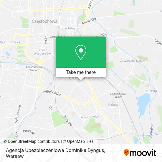 Agencja Ubezpieczeniowa Dominika Dyngus map