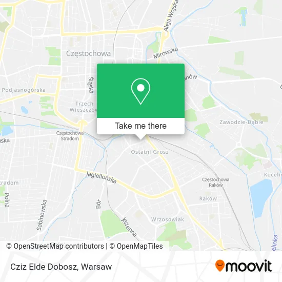 Cziz Elde Dobosz map