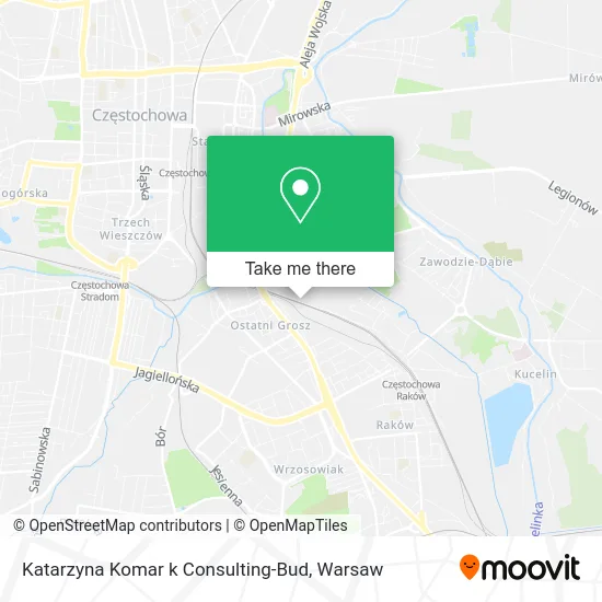 Карта Katarzyna Komar k Consulting-Bud
