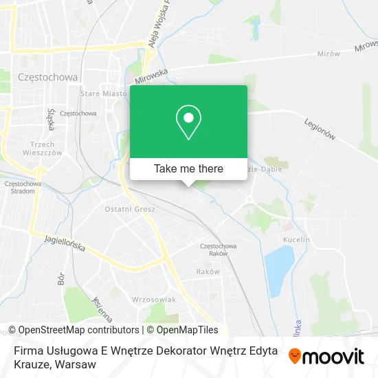 Карта Firma Usługowa E Wnętrze Dekorator Wnętrz Edyta Krauze