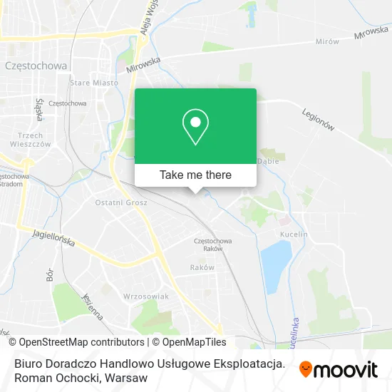 Карта Biuro Doradczo Handlowo Usługowe Eksploatacja. Roman Ochocki