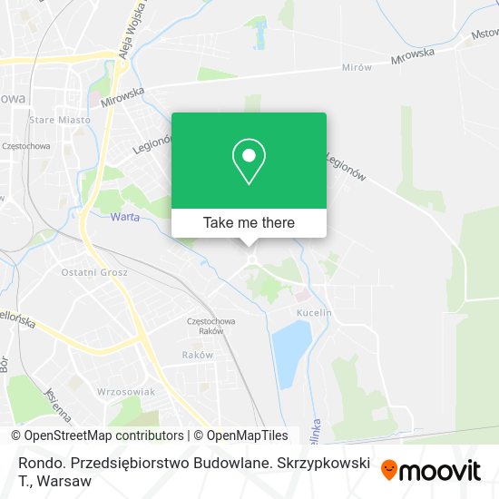 Rondo. Przedsiębiorstwo Budowlane. Skrzypkowski T. map