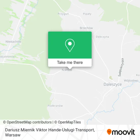 Карта Dariusz Miernik Viktor Hande-Usługi-Transport