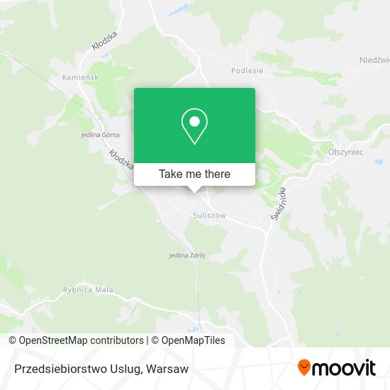 Przedsiebiorstwo Uslug map