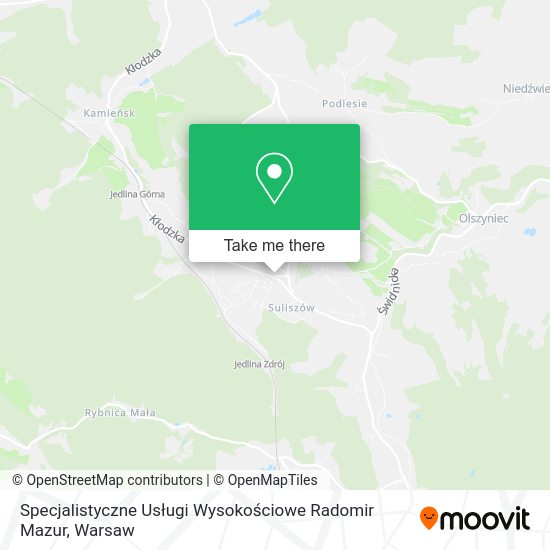 Specjalistyczne Usługi Wysokościowe Radomir Mazur map