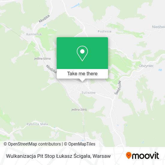 Wulkanizacja Pit Stop Łukasz Ścigała map