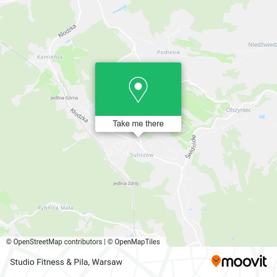 Studio Fitness & Pila map