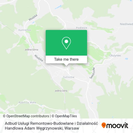 Adbud Usługi Remontowo-Budowlane i Działalność Handlowa Adam Węgrzynowski map