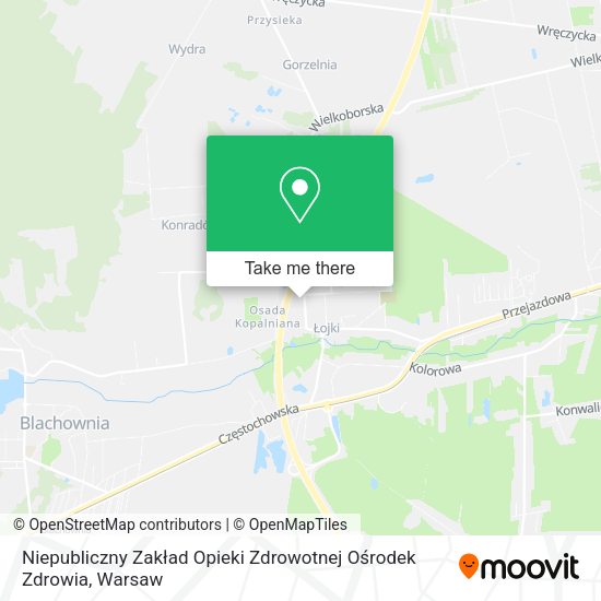 Niepubliczny Zakład Opieki Zdrowotnej Ośrodek Zdrowia map