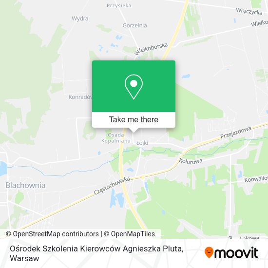 Ośrodek Szkolenia Kierowców Agnieszka Pluta map