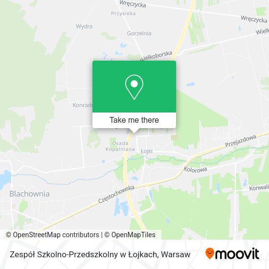 Zespół Szkolno-Przedszkolny w Łojkach map