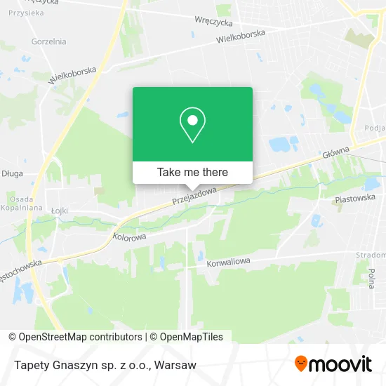 Карта Tapety Gnaszyn sp. z o.o.