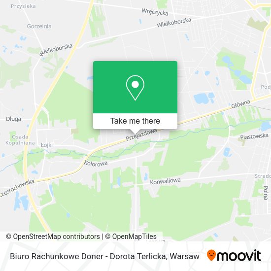 Biuro Rachunkowe Doner - Dorota Terlicka map