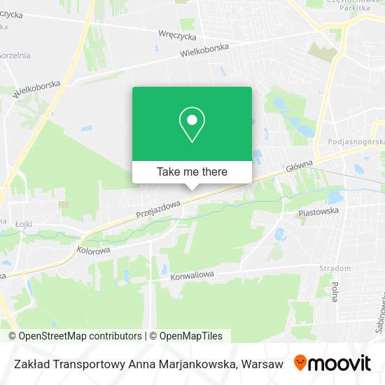 Zakład Transportowy Anna Marjankowska map